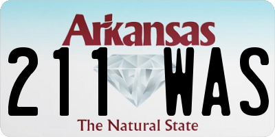 AR license plate 211WAS