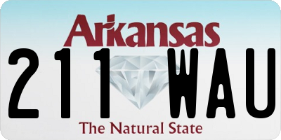 AR license plate 211WAU