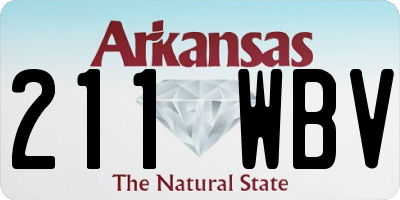 AR license plate 211WBV