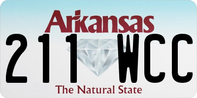 AR license plate 211WCC