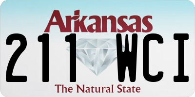 AR license plate 211WCI