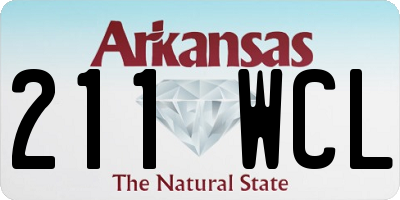 AR license plate 211WCL