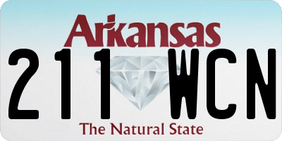 AR license plate 211WCN