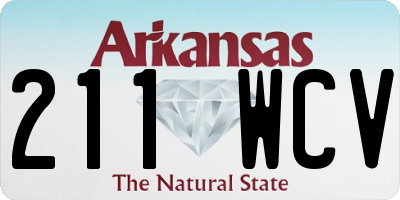 AR license plate 211WCV