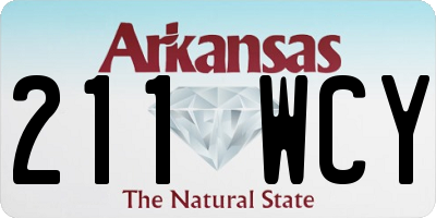 AR license plate 211WCY