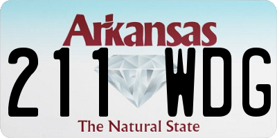 AR license plate 211WDG