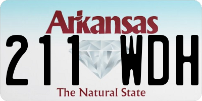 AR license plate 211WDH