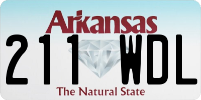 AR license plate 211WDL