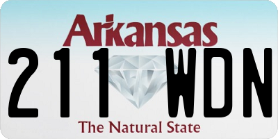 AR license plate 211WDN