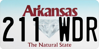 AR license plate 211WDR