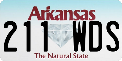 AR license plate 211WDS