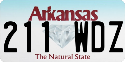 AR license plate 211WDZ