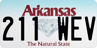 AR license plate 211WEV
