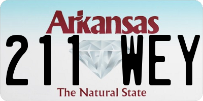 AR license plate 211WEY