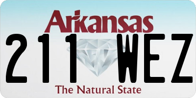 AR license plate 211WEZ