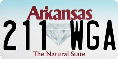 AR license plate 211WGA