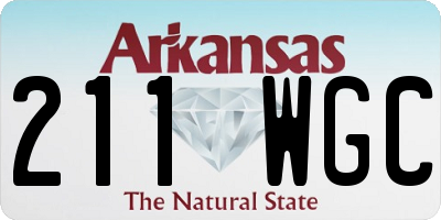 AR license plate 211WGC