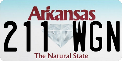 AR license plate 211WGN