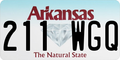AR license plate 211WGQ