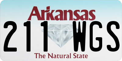 AR license plate 211WGS
