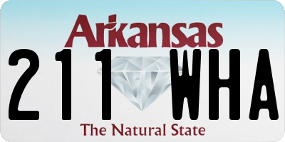 AR license plate 211WHA