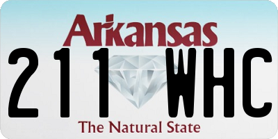 AR license plate 211WHC
