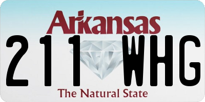 AR license plate 211WHG