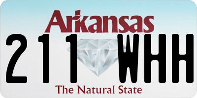 AR license plate 211WHH