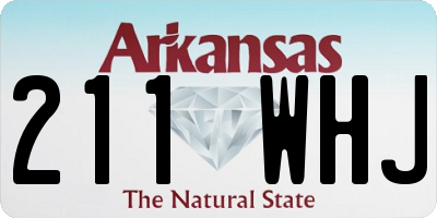 AR license plate 211WHJ