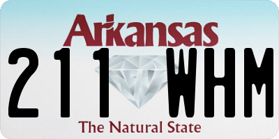 AR license plate 211WHM