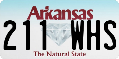 AR license plate 211WHS