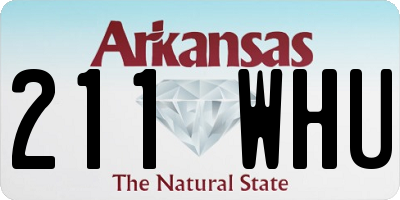 AR license plate 211WHU