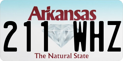 AR license plate 211WHZ