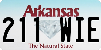 AR license plate 211WIE