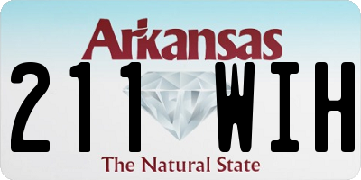 AR license plate 211WIH