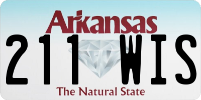 AR license plate 211WIS