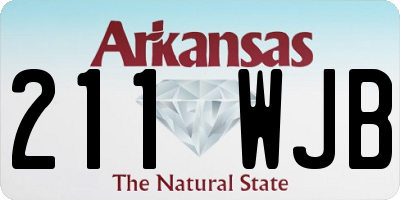 AR license plate 211WJB