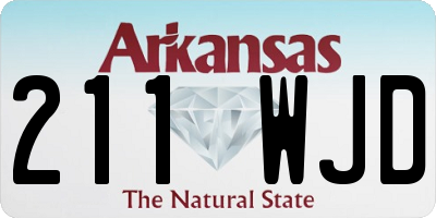 AR license plate 211WJD