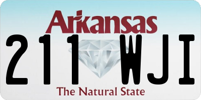 AR license plate 211WJI