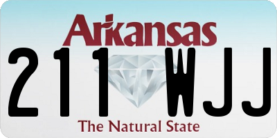 AR license plate 211WJJ