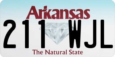 AR license plate 211WJL
