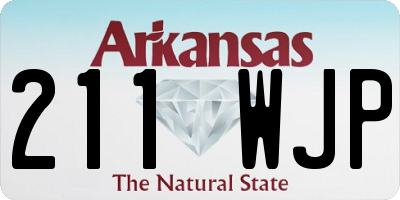 AR license plate 211WJP