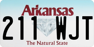 AR license plate 211WJT