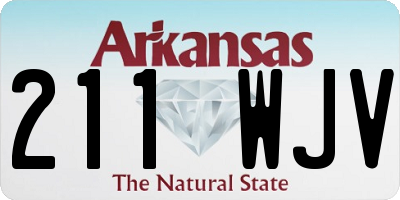 AR license plate 211WJV