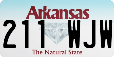 AR license plate 211WJW