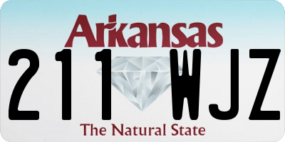 AR license plate 211WJZ