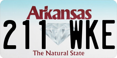 AR license plate 211WKE