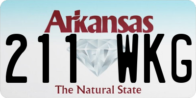 AR license plate 211WKG