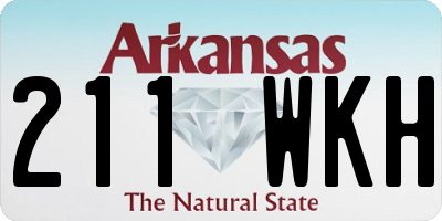 AR license plate 211WKH