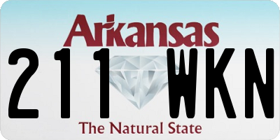 AR license plate 211WKN